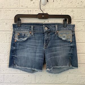 7 For All Mankind Denim Shorts Size 24